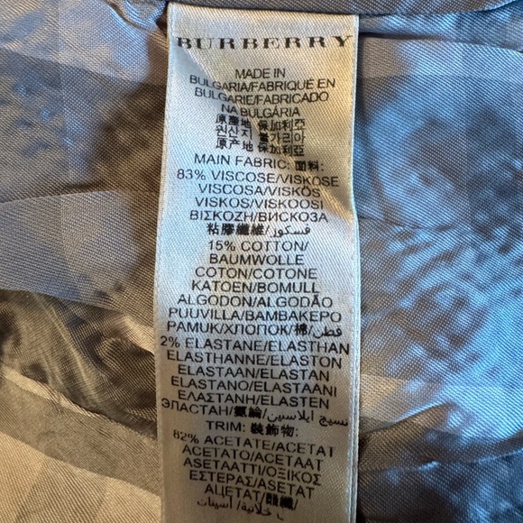 Burberry London viscose and rose pale pink trench coat size 4 - Picture 13 of 13